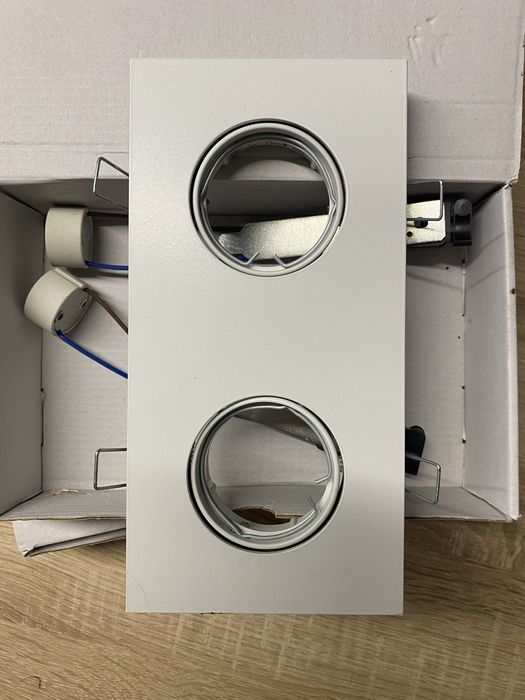 Spot dublu alb incastrabil Onok Spania GU10