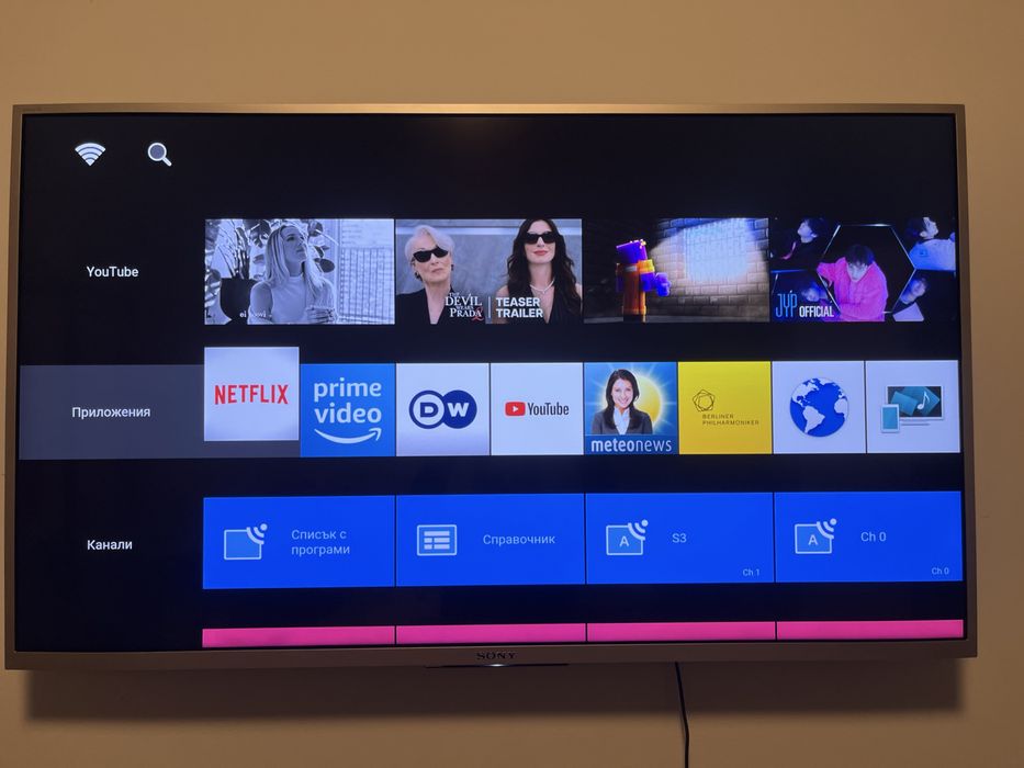 Телевизор Sony Bravia XE70 43” wi-fi