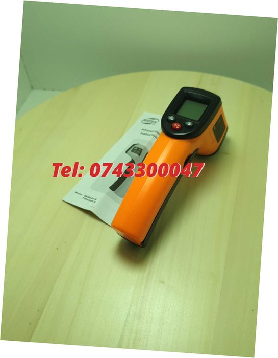 Termometru Industrial Profesional 50 380c Uni Galbennegru