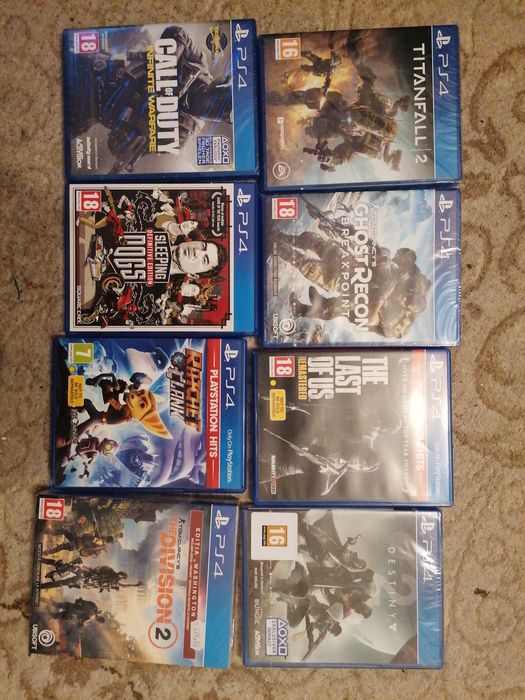 Jocuri PS4,  Call of duty, Ratchet,Titanfall, Tom clancyetc..