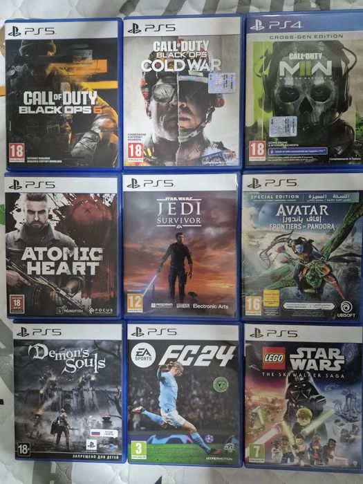 Продам игры на пс 5