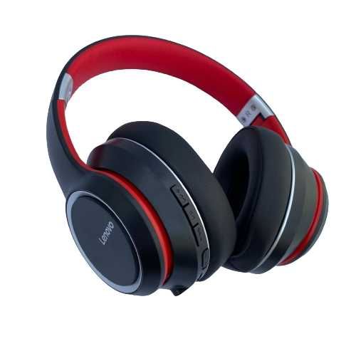 Casti wireless Lenovo Over-Ear HD200 Rosu/Negru