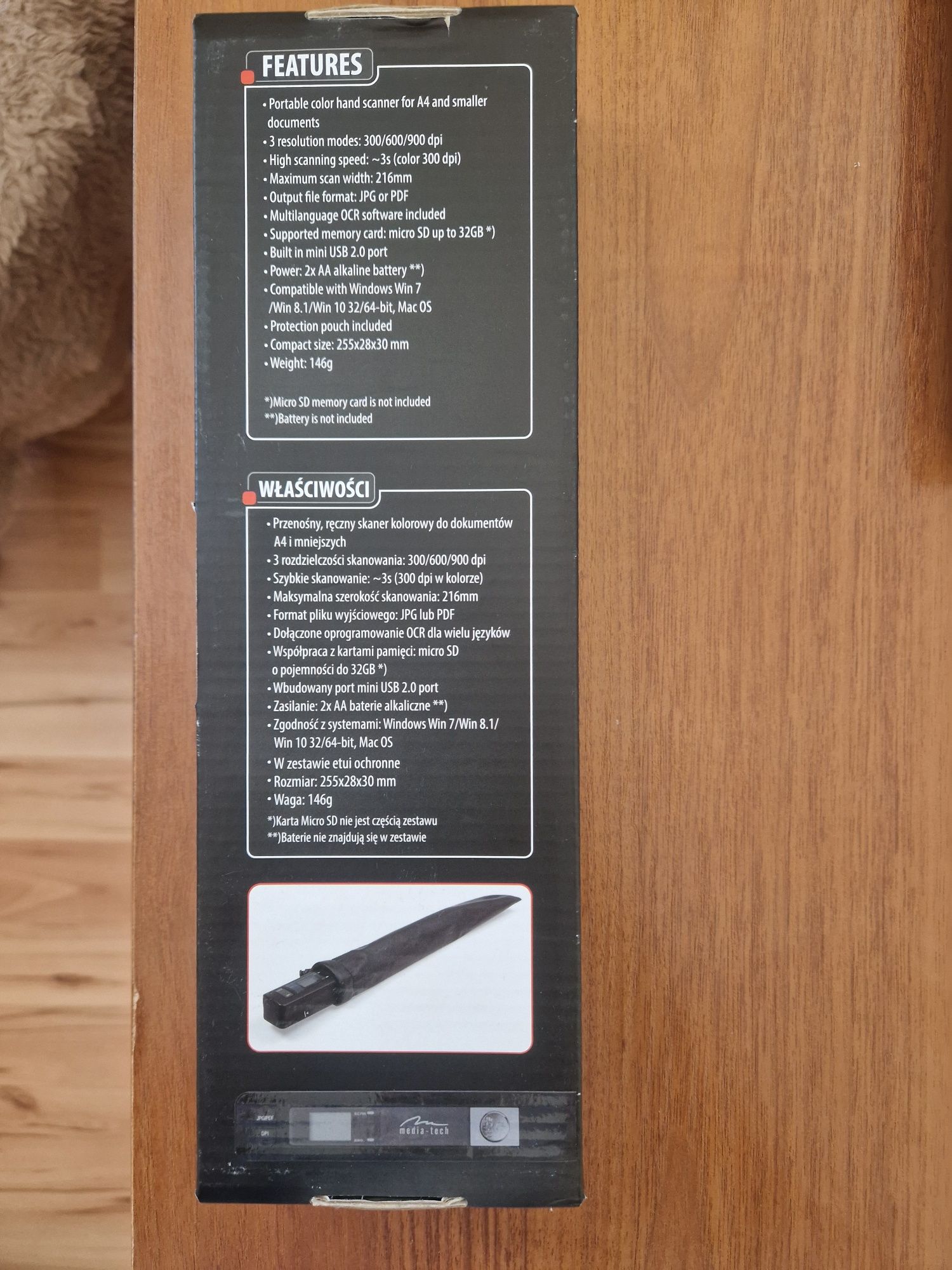 Преносим скенер Mediatech Scanline MT4090