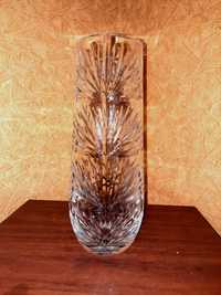 Большая, красивая, тяжёлая хрустальная ваза под цветы Россия