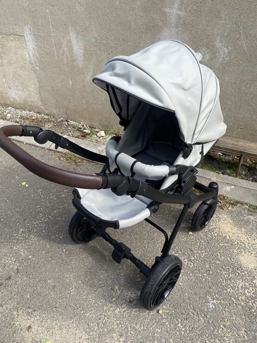 Carucior Krausman Rider soft light grey 3 in1