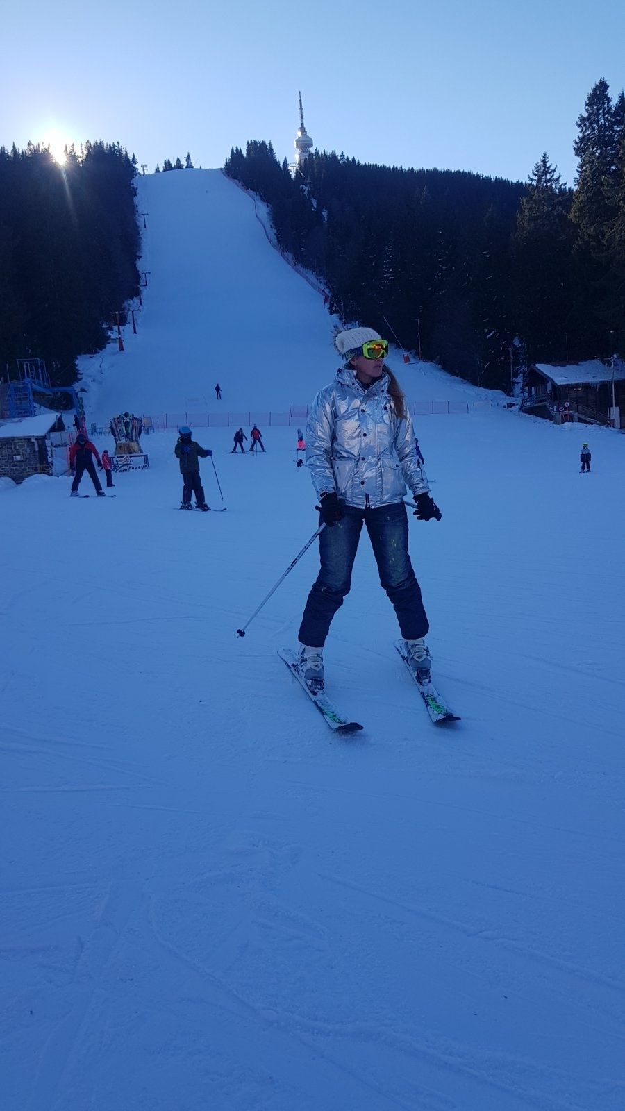 Дамски ски комплект гащиризон и яке