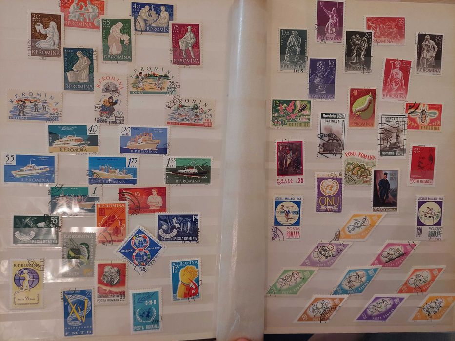 Clasor format A4 cu timbre romanesti +Bonus
