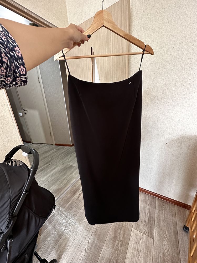 юбка черная длинная