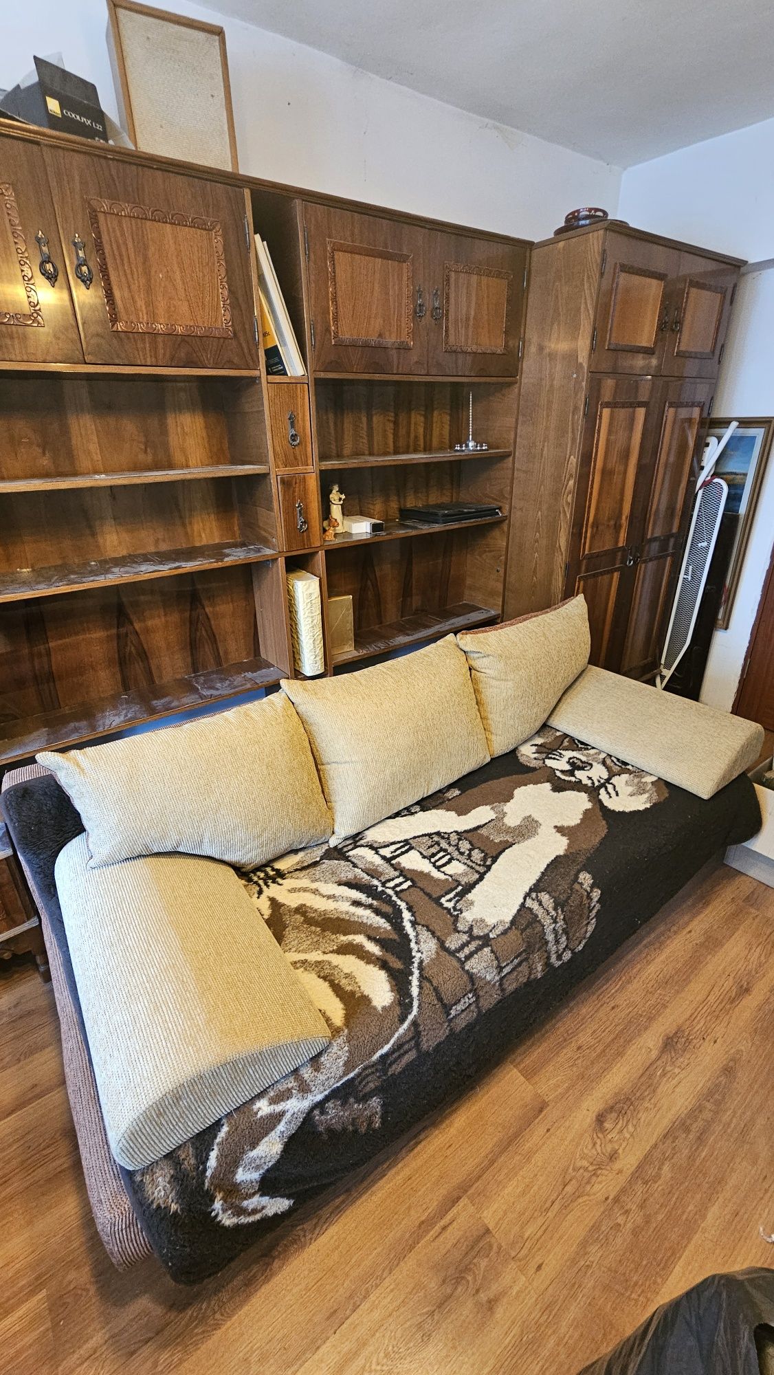 Biblioteca și dulap sufragerie