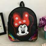 Rucsac / ghiozdan negru cu paiete geanta minnie mouse  pt fetite