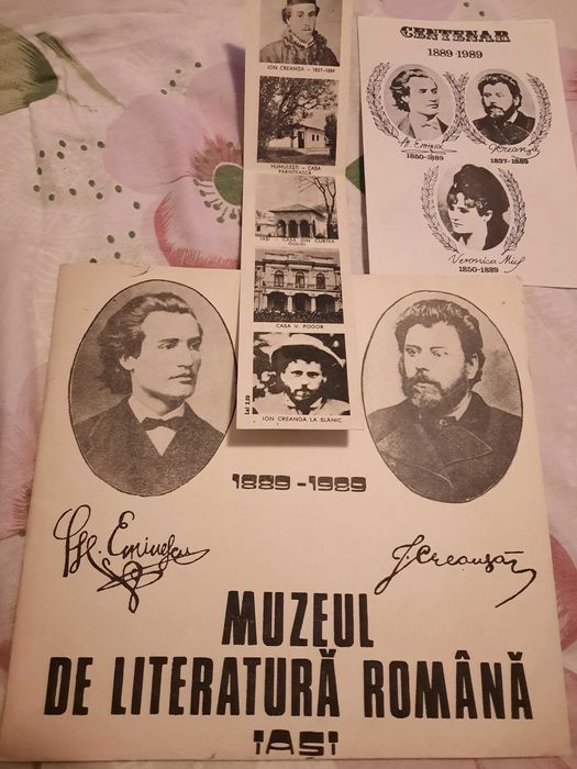 Carte muzeu literatura romana iasi 1989
