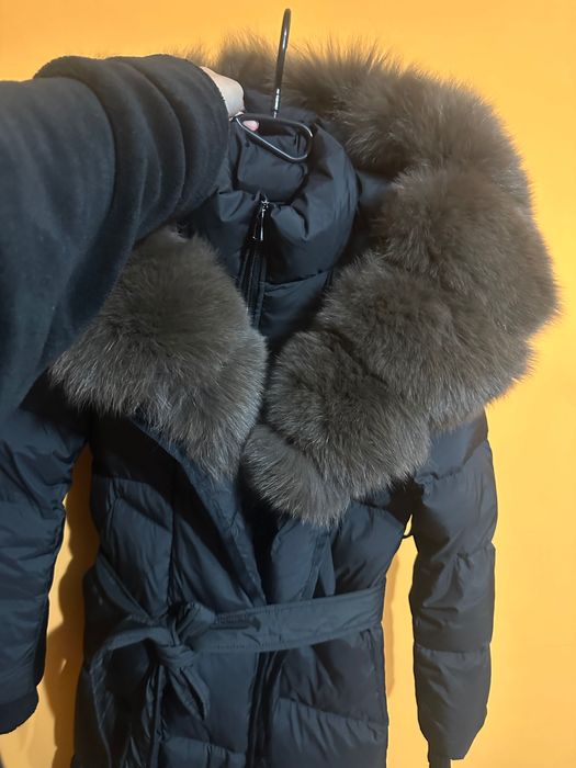 Geaca de iarnă cu blană naturală