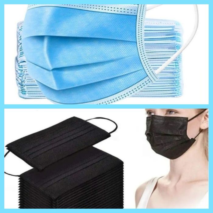 Медицинская маска трехслойная