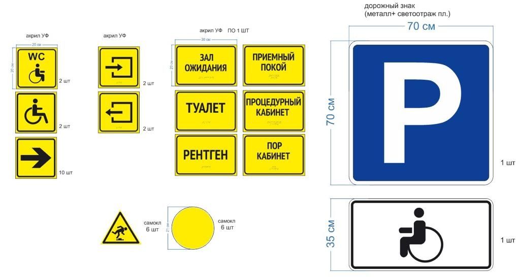 Тактильная плитка.таблички со шрифтом брайля.от 720тг