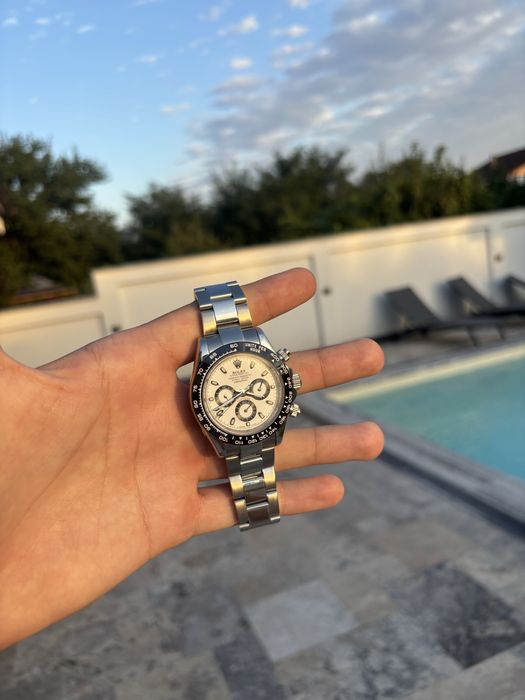 R.O.L.E.X daytona panda automat otel inoxidabil