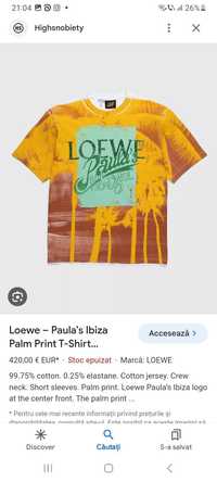 Tricou LOEWE original