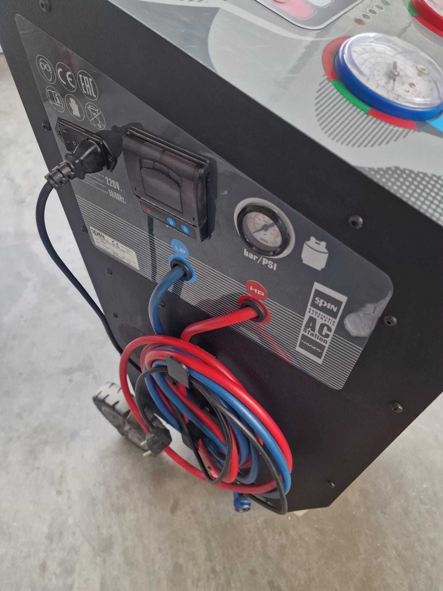 Statie incarcare freon SPIN HANDY R134A cu imprimanta