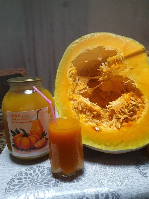 Домашний сок из тыквы