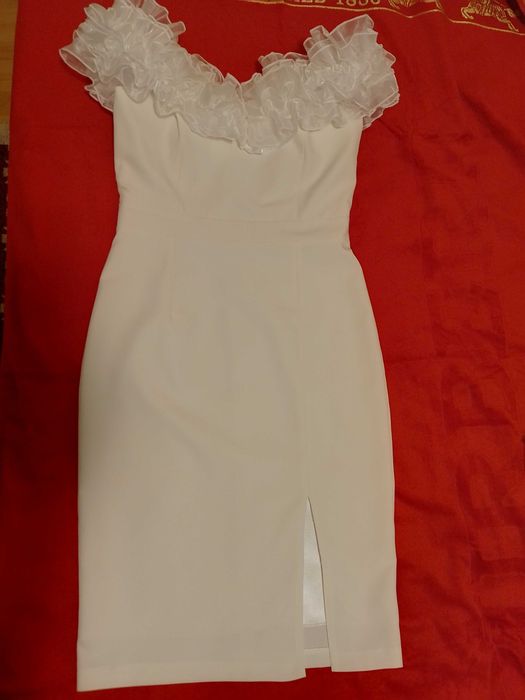 Rochie cununie + voal si coronița