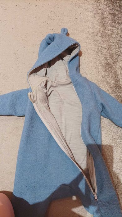 Combinezon lână dublat+căciulă