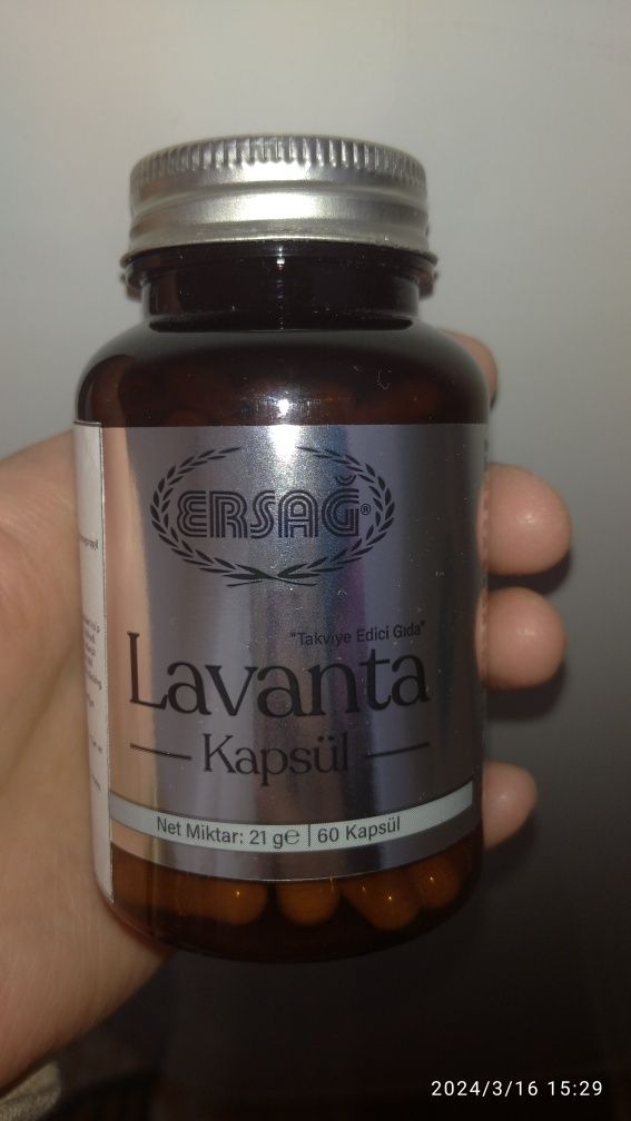 Ersag kampaniyasini orginal lavanda kapsulasi