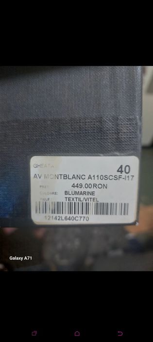 Gheata textila Musette