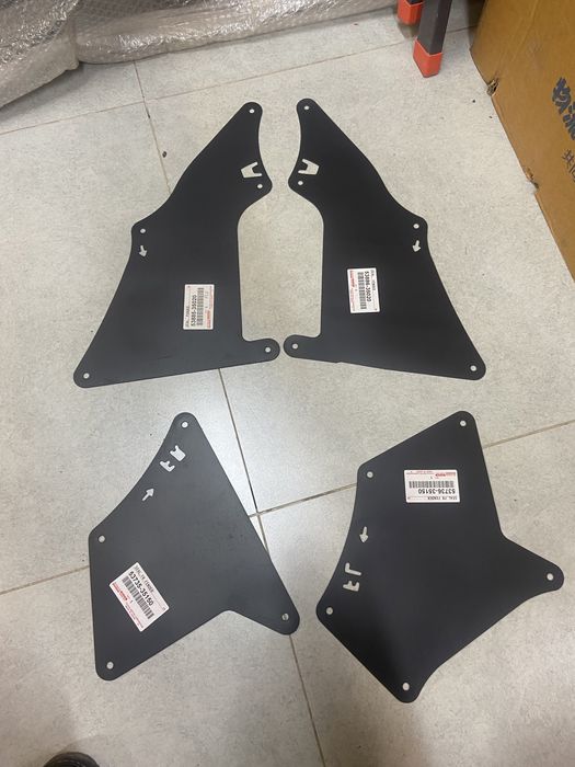 Защита пыльник подкрылок Prado 120/150 пыльник двигателя боковые Прадо