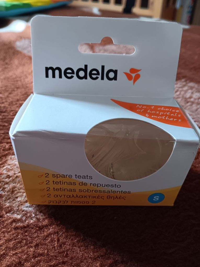 Система Medela Calma + шише; силиконови зърна Med.; резервни биберони