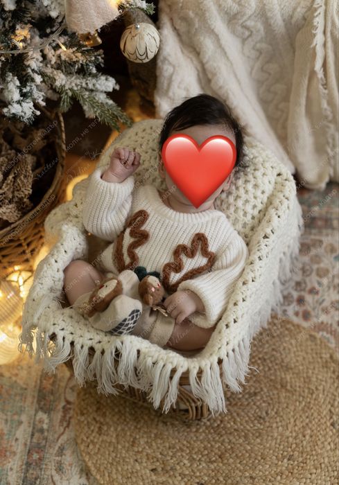 Коледно бебешко боди