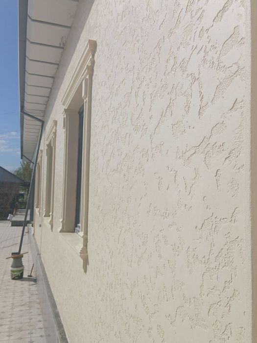 Fasat boʻyicha  Tiravertin .va palirovka  dizayni va boshqalarni