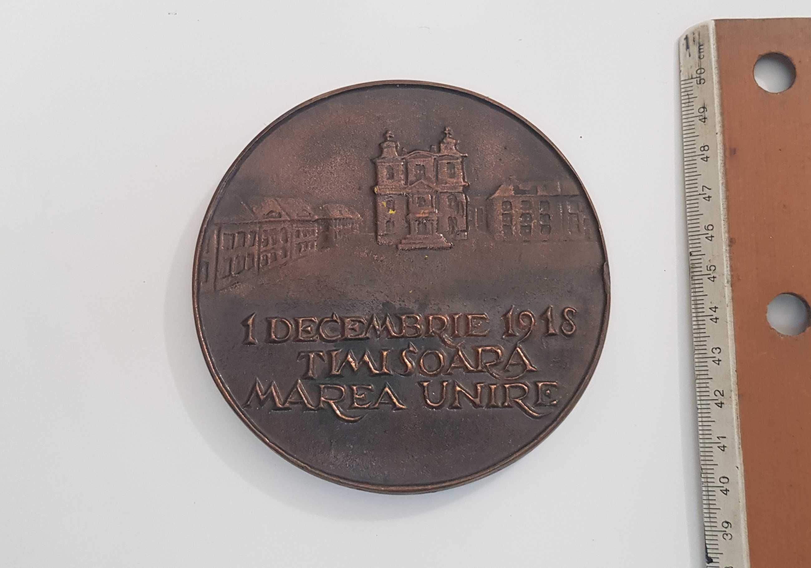 Medalie 1998 Timisoara la aniversarea a 80 de ani de la Marea Unire