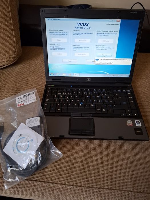 Laptop diagnoza interfata VCDSl