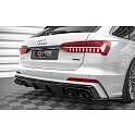 Дифузьор за задна броня maxton design за audi a6 s-line/s6 c8 (2018-)