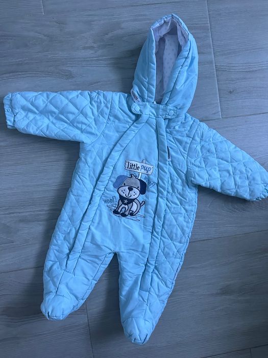 Combinezon bebe, overall salopeta iarna, 56-62, 3-6 luni