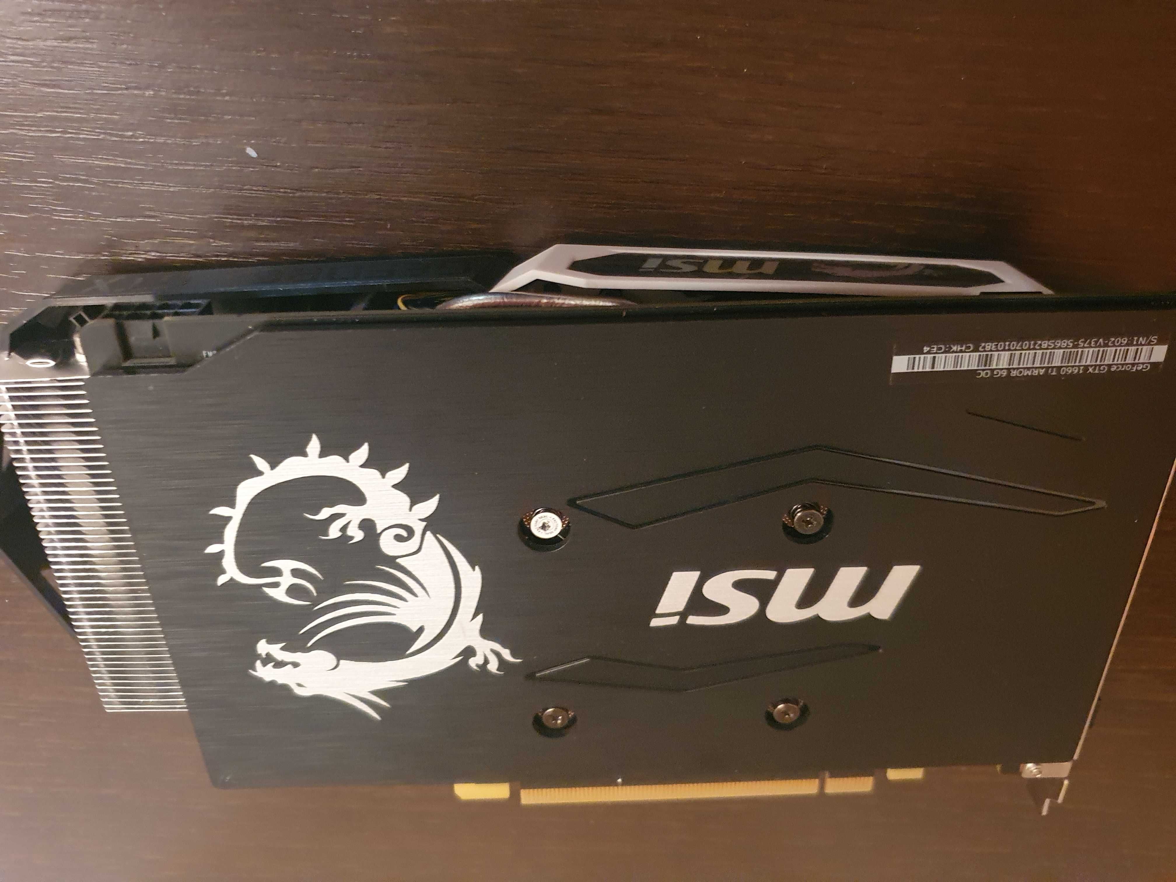 MSI GeForce GTX 1660 Ti ARMOR OC 6GB