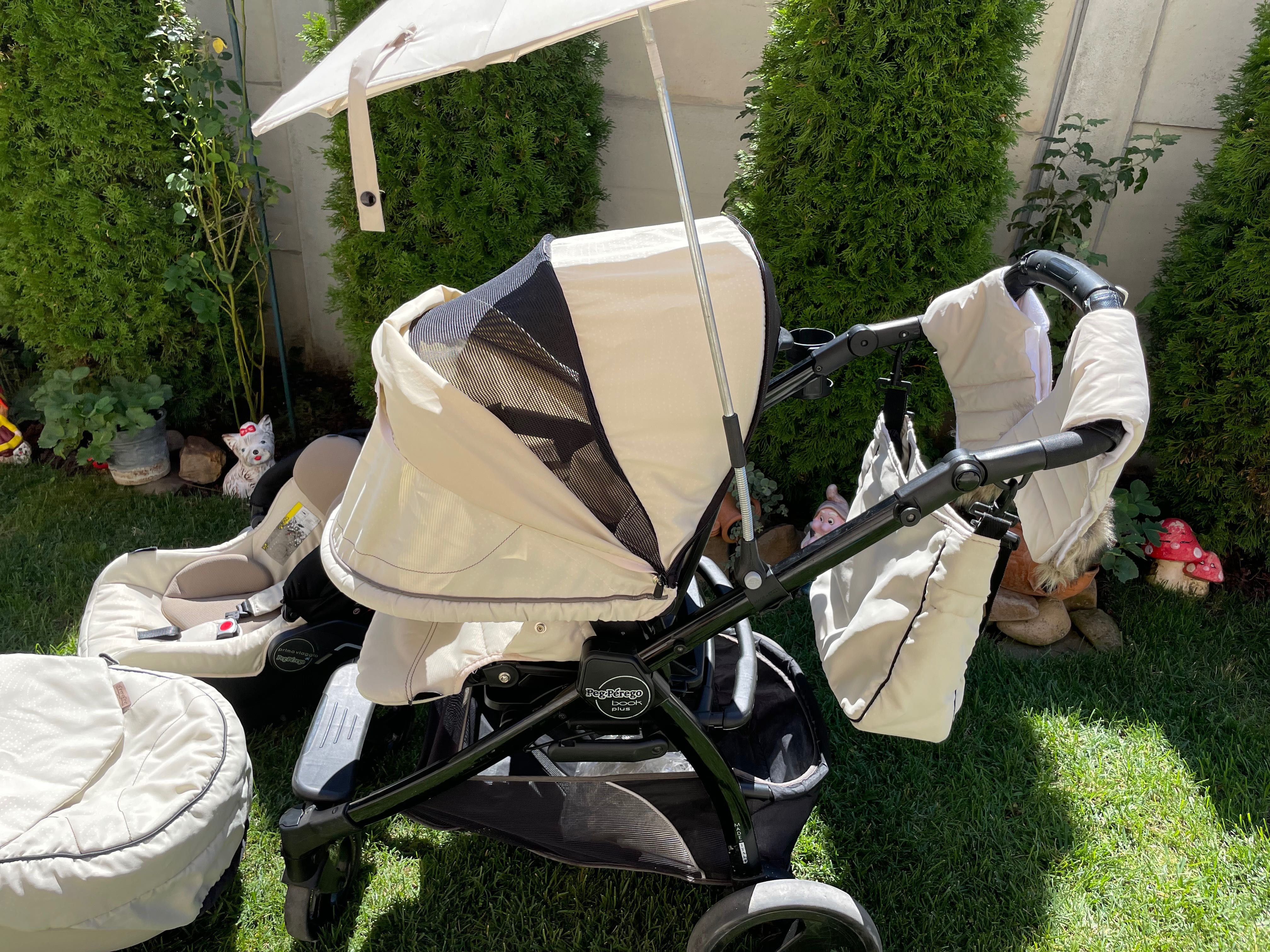Детска количка 3 в 1 Peg Perego Book Plus Sportivo SL, Perla