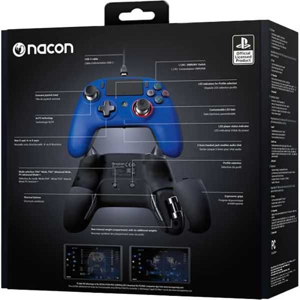 Controller PS4 NACON Revolution Pro 3 culoare Blue nou sigilat