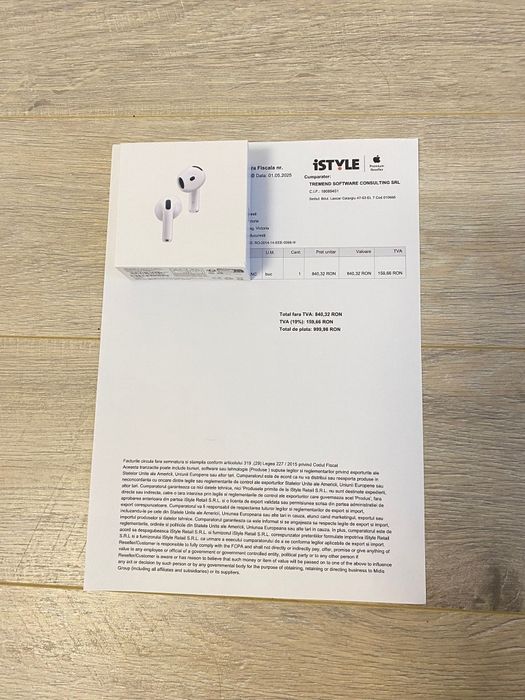 Airpods 4 ANC - Noi, Sigilate - Cadoul Ideal - Urgent