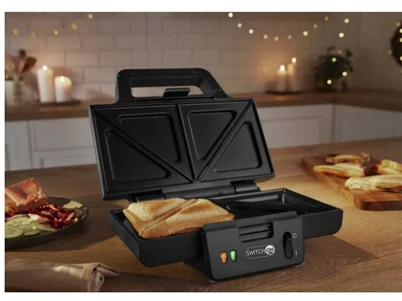НОВИ! Тостер за сандвичи XXL 900W мощен с рецепти