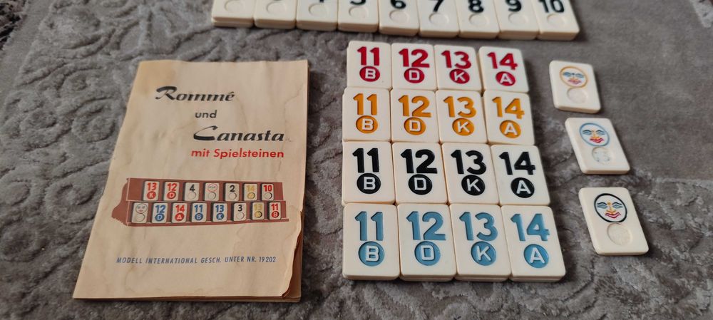 joc remi remy si CANASTA vintage impecabil