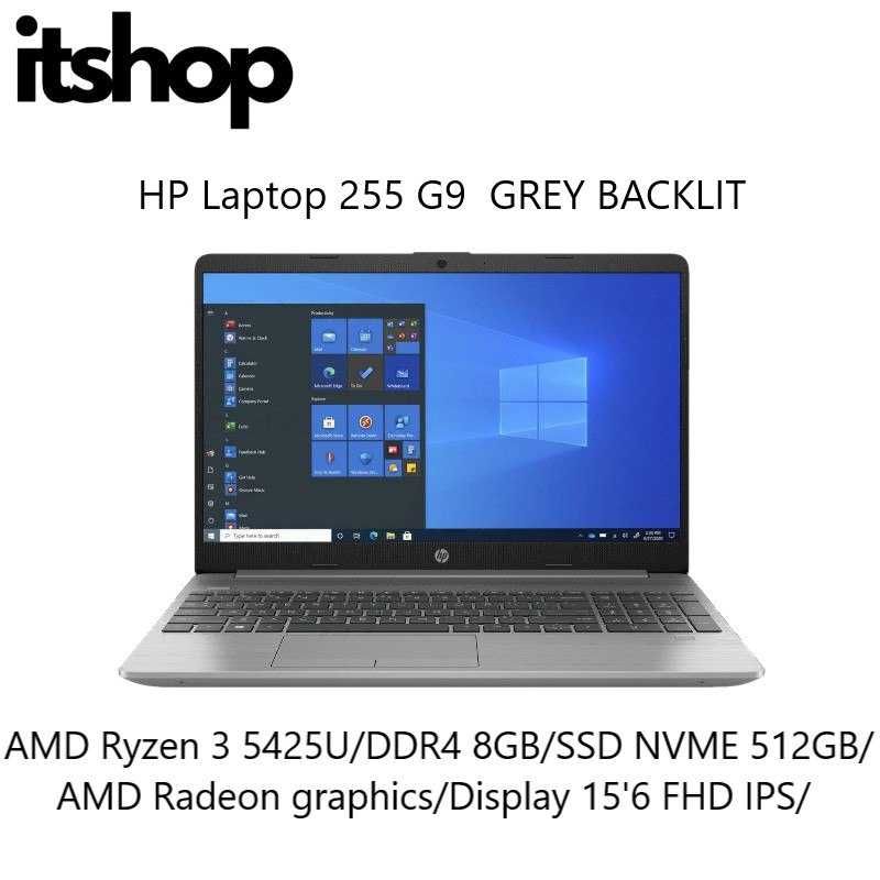 HP 255G9 Ryzen 3 5425U 8/256 display 15'6 FHD IPS подсветка клавиатуре