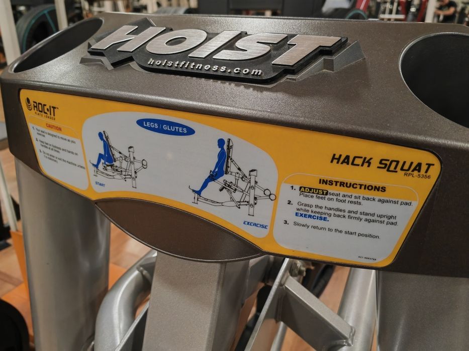Aparat profesional Hack Squat / Deadlift HOIST, sala fitness,culturism