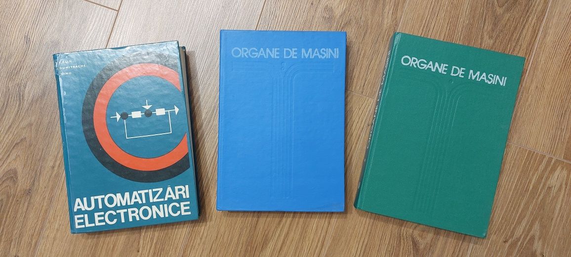 Lot 3 carti Organe de Masini si Automatizari industriale