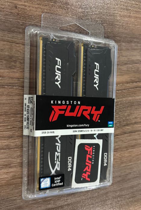 Kingston FURY Beast Black 32GB (2x16GB) DDR4