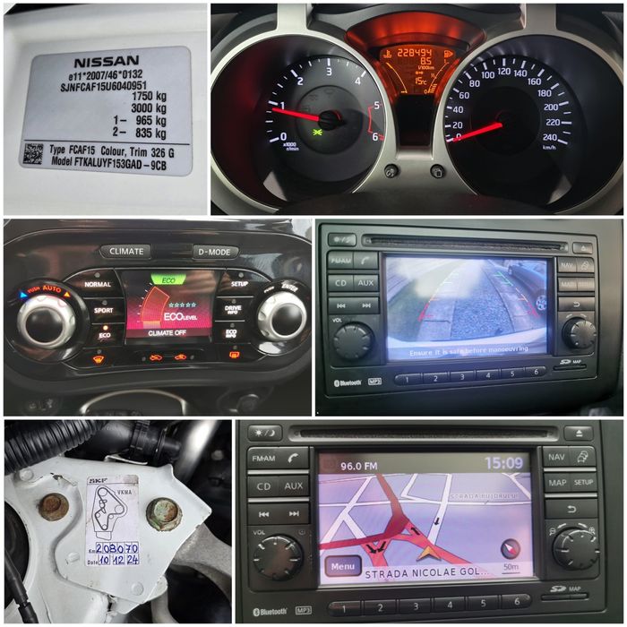 Nissan Juke 1,5dCi-110CP, model Tekna, an fabr. 2011, euro 5