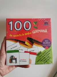 Joc nou bilingv - 100 de cuvinte în limba germană