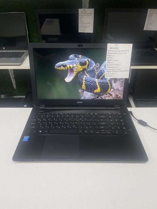 Идеальное состоение полная проверка рабочи ноутбук  Acer память256