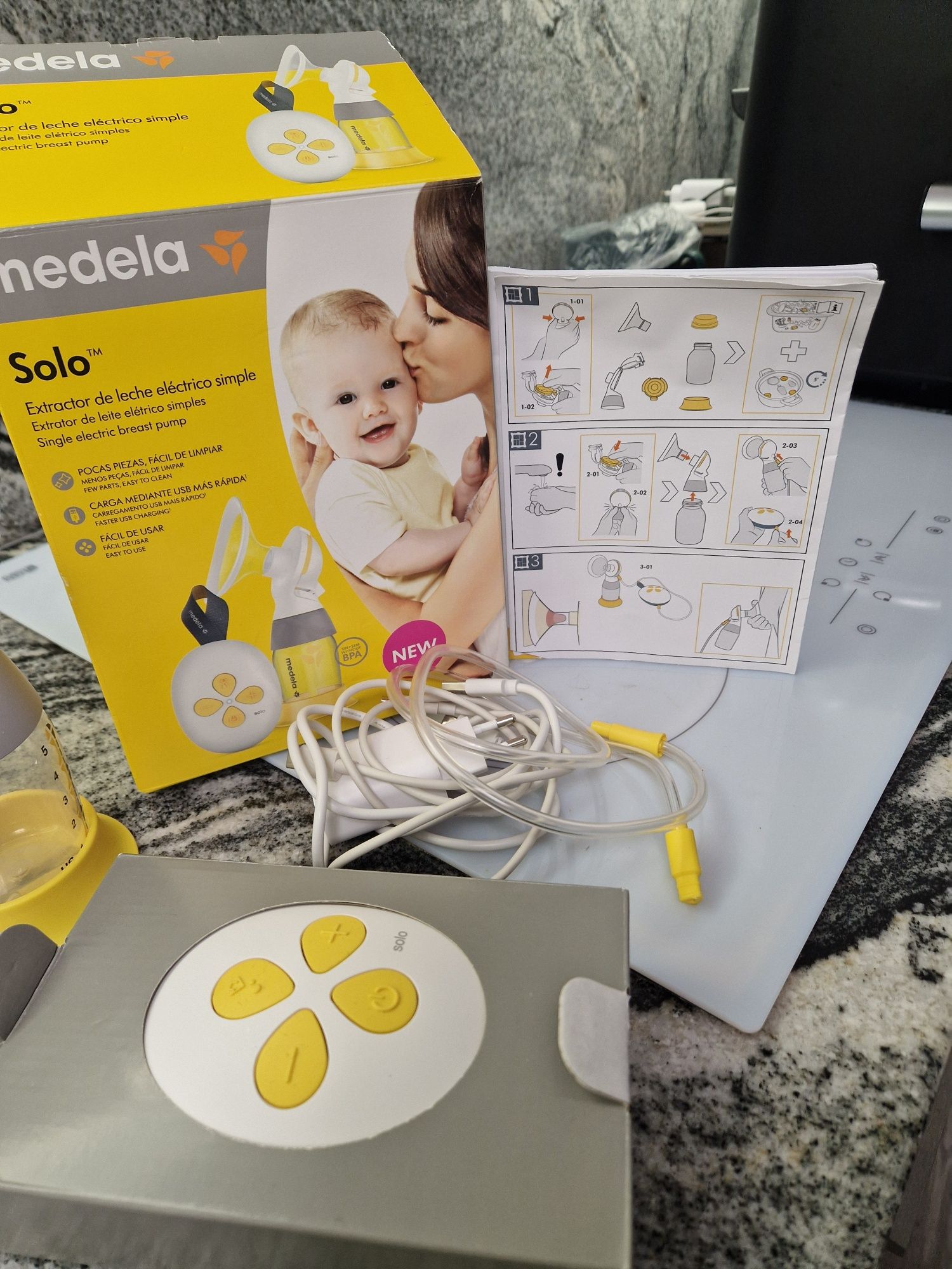 Единична двуфазна помпа Medela Solo