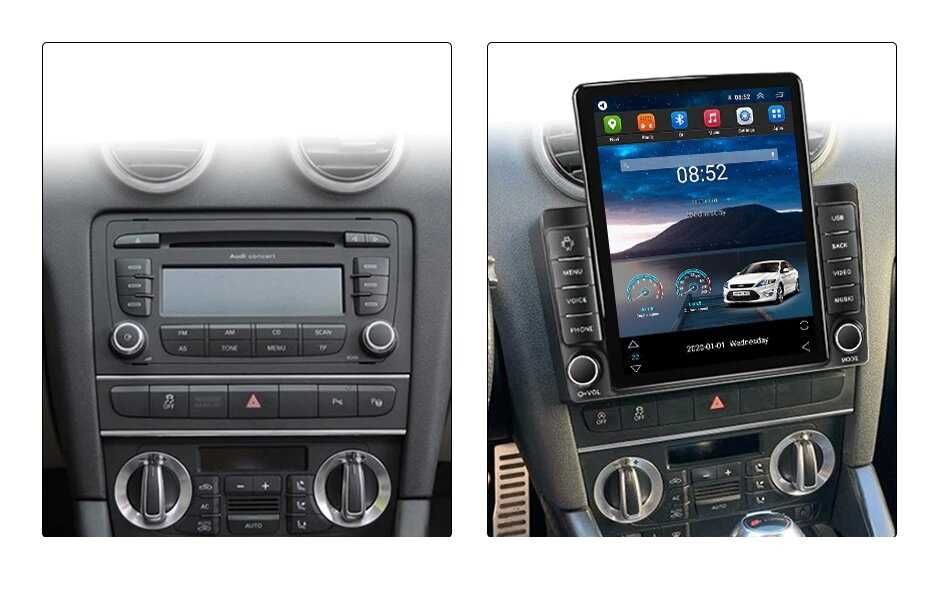 Navigatie Audi A3 din 2002 - 2013 Ecran TESLA 9.7 inch 4GB RAM