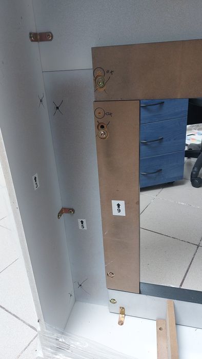 Rama Mdf alb demontabil